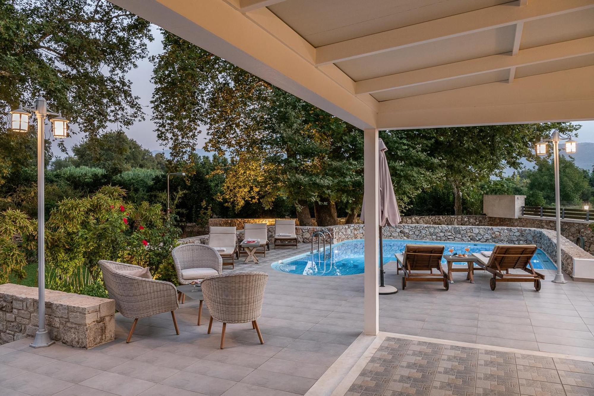 Villa Nature, Heated Pool Kalyves Ngoại thất bức ảnh