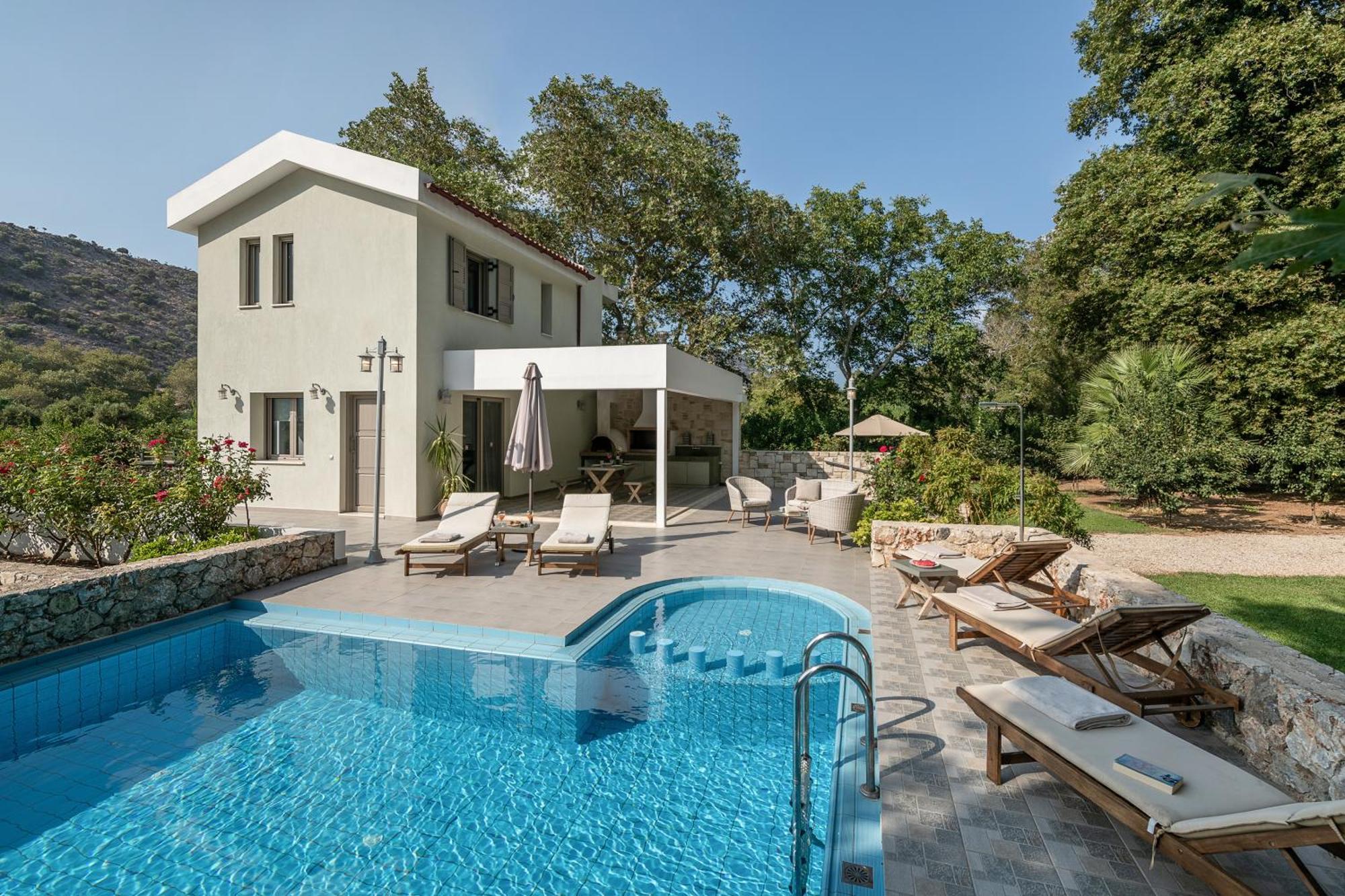Villa Nature, Heated Pool Kalyves Ngoại thất bức ảnh