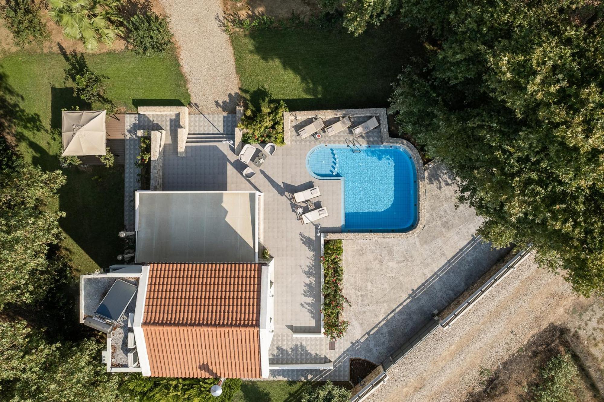 Villa Nature, Heated Pool Kalyves Ngoại thất bức ảnh