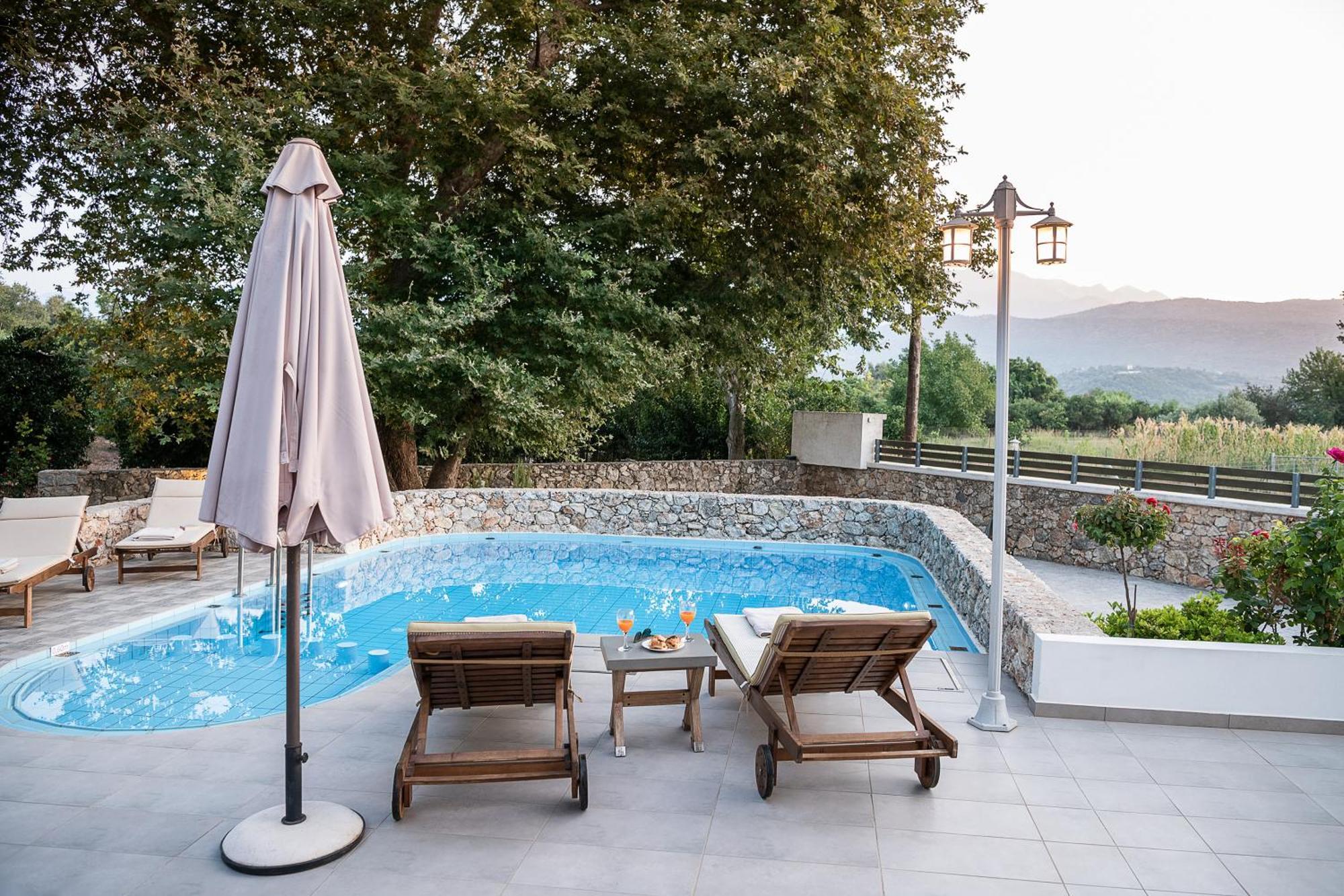 Villa Nature, Heated Pool Kalyves Ngoại thất bức ảnh