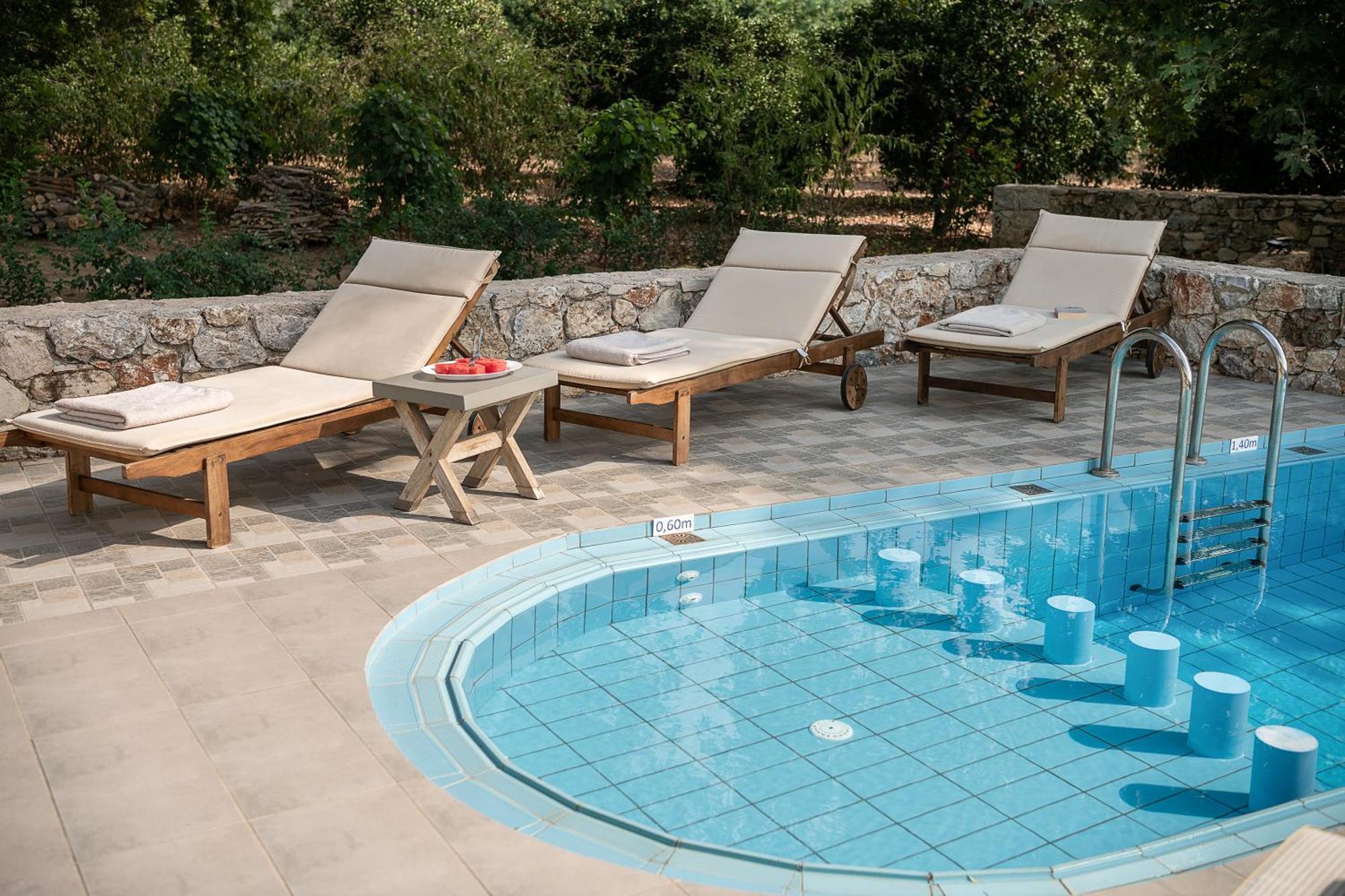 Villa Nature, Heated Pool Kalyves Ngoại thất bức ảnh