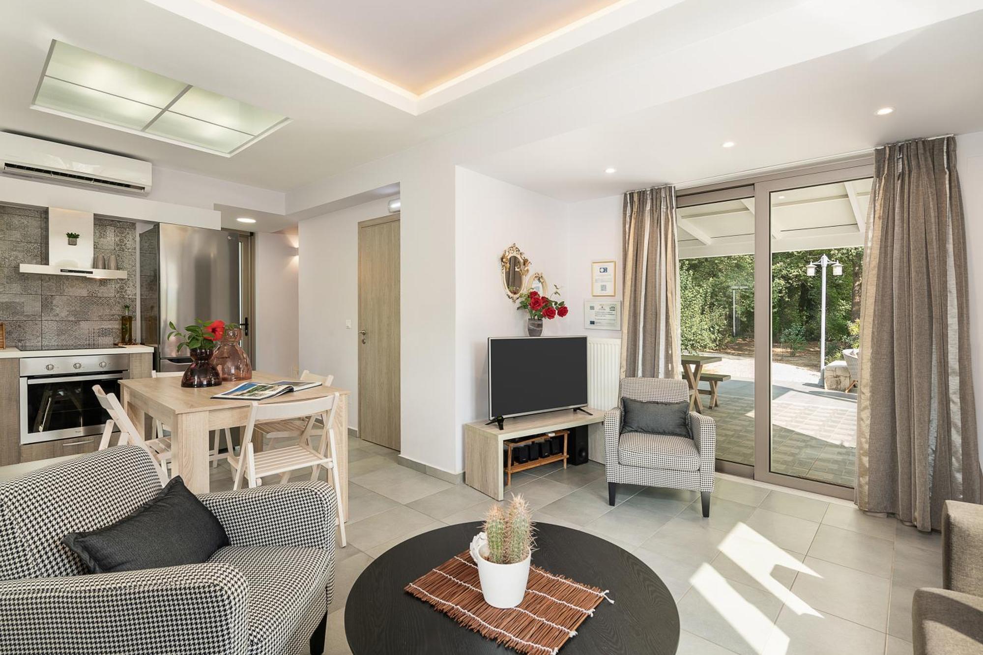 Villa Nature, Heated Pool Kalyves Ngoại thất bức ảnh