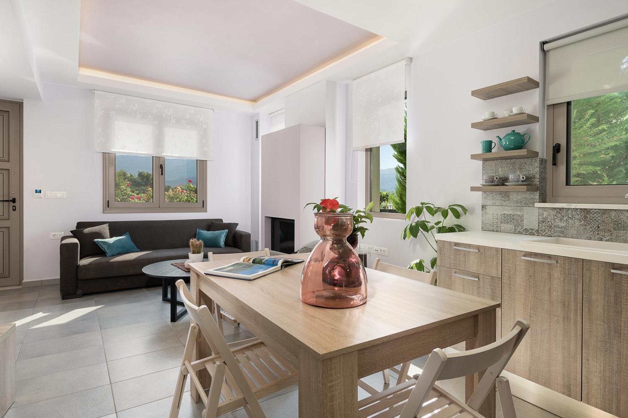Villa Nature, Heated Pool Kalyves Ngoại thất bức ảnh